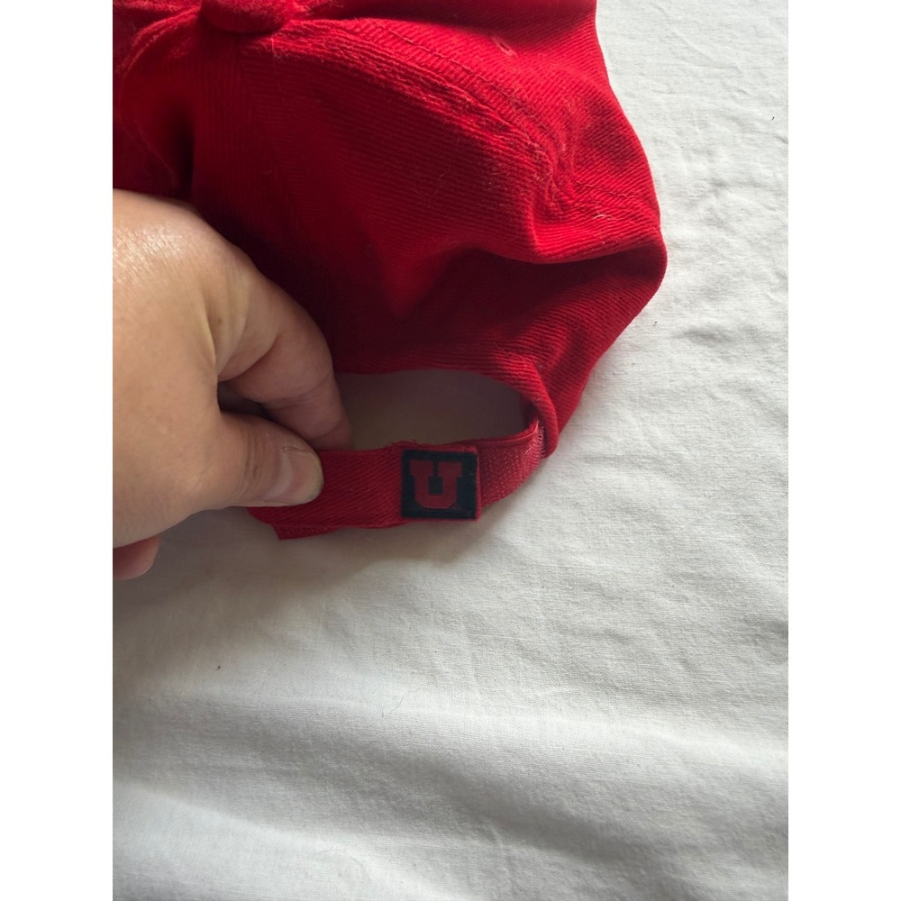 Captivating Headwear Utah Utes Hat Mens Red Grey Adjustable Baseball Cap NCAA - Picture 6 of 8